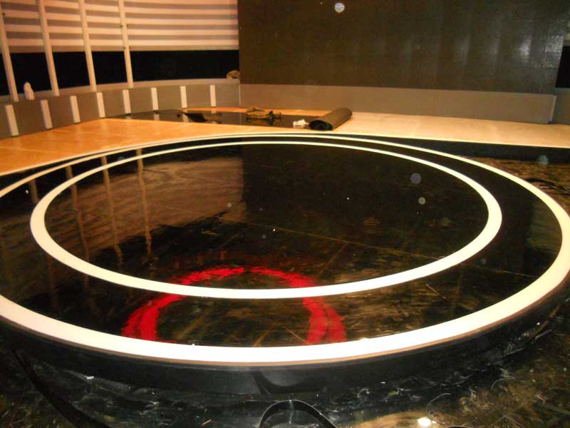 北京中央電視臺演播廳舞臺地板