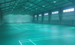 內蒙古呼倫貝爾市紅花爾鎮(zhèn)水電公司羽毛球地板